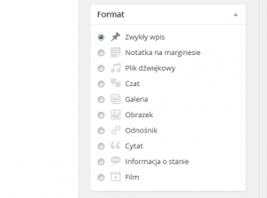 Wordpress Format